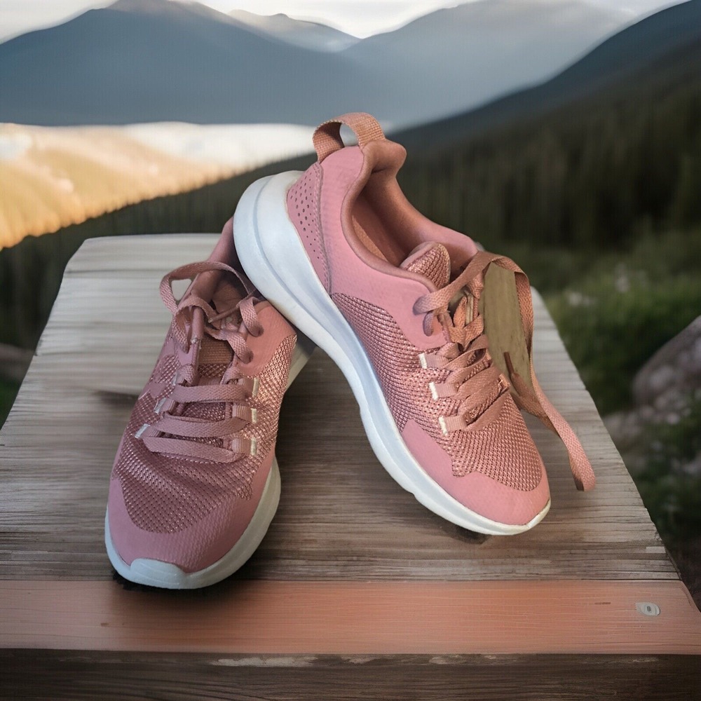 UNDER ARMOUR UA ESSENTIAL SPORT ROSE PINK SNEAKERS RUNNING SZ 5
